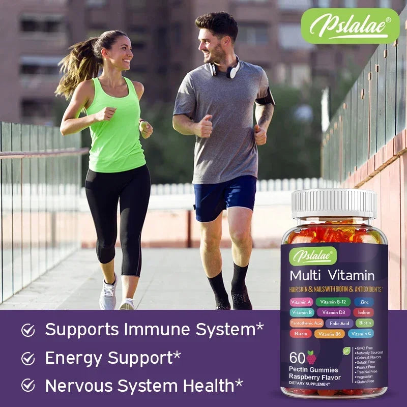 Multivitamin Gummies - Improves Skin, Hair and Nails, Support Immune, Overall Health, Antioxidant